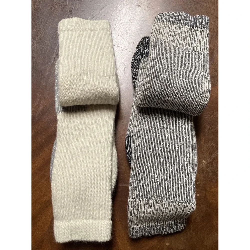 Lot Of 2 Pairs Unisex Size L Fox River Mills Thick Warm Socks Not Quite Perfect